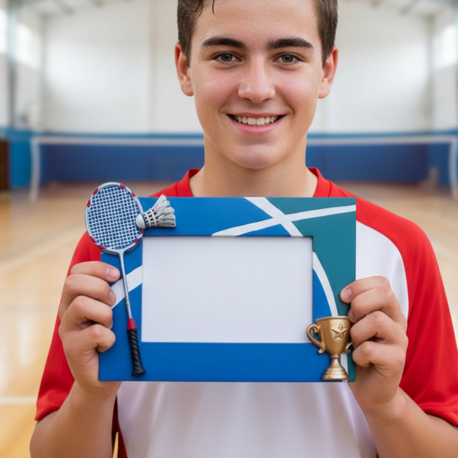Badminton Ina - Badminton Photo Frame Engravable Badminton Souvenir