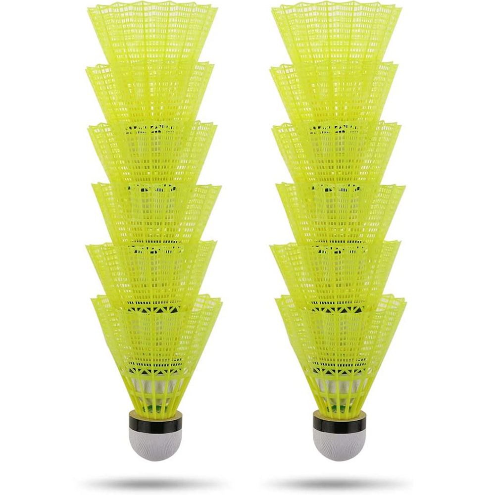 Badminton Nylon Shuttlecock - 3/6/12Pcs Outdoor Sports Stable Training Balls