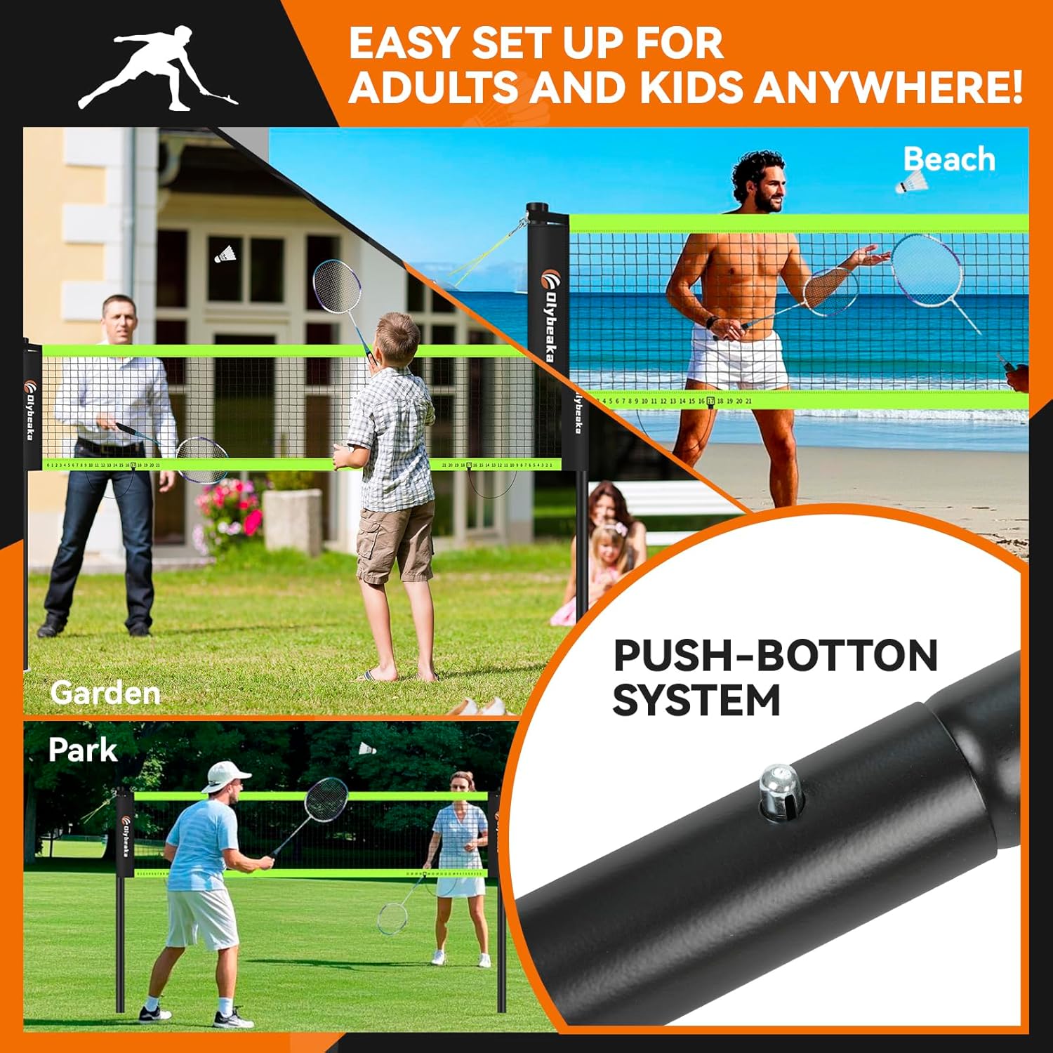 12ft Badminton Net Set for Bac - Badminton Ina incelemesi ve fiyatı