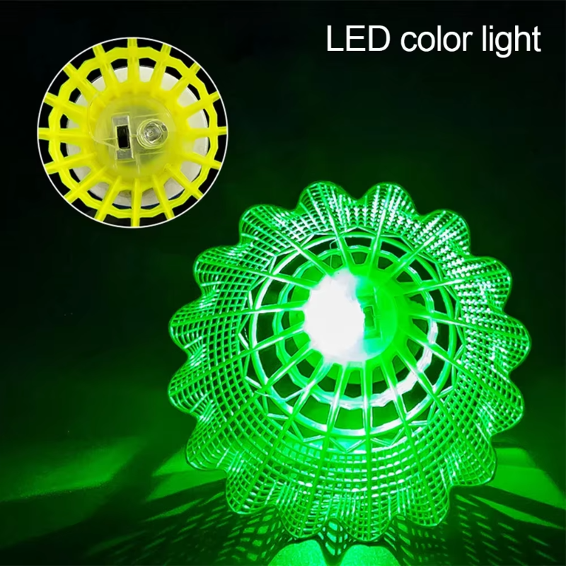 6Pcs LED Badminton Ball Glowin - Badminton Nylon Shuttlecock incelemesi ve fiyatı