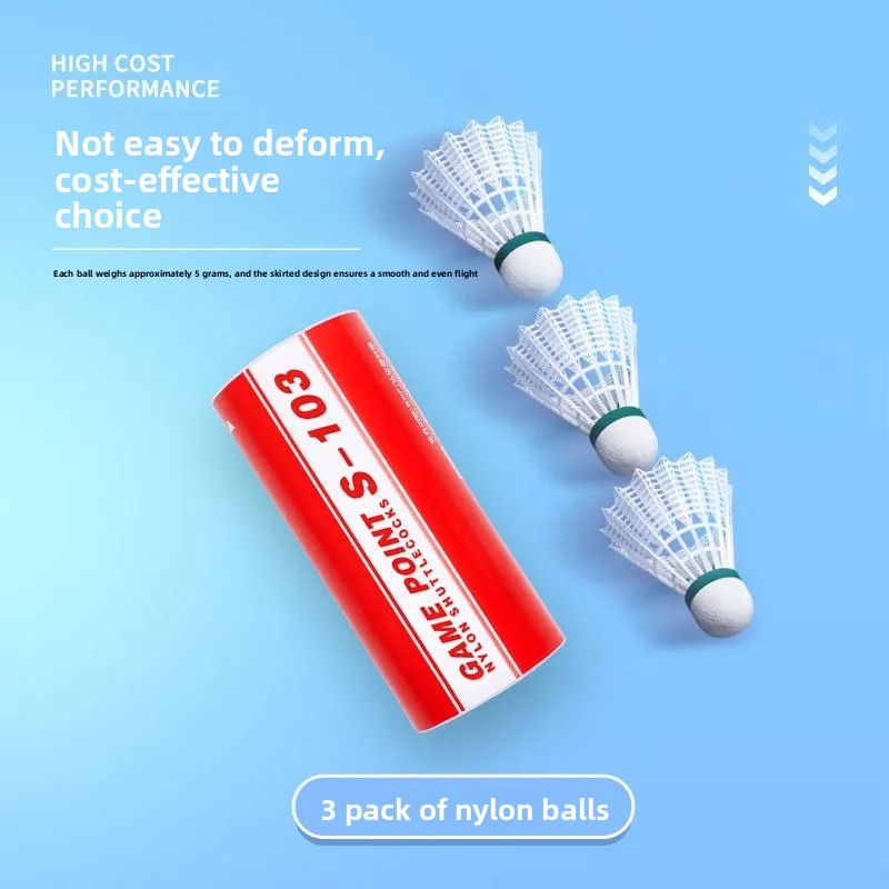 1tube 3pcs Kumpoo Badminton ba - Badminton Nylon Shuttlecock incelemesi ve fiyatı