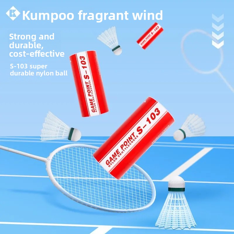 1tube 3pcs Kumpoo Badminton ba - Badminton Nylon Shuttlecock incelemesi ve fiyatı