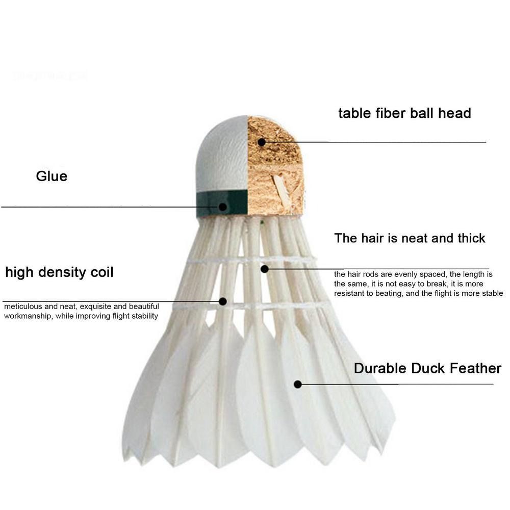 3/6/12PCS Professional Badmint - Badminton Nylon Shuttlecock incelemesi ve fiyatı