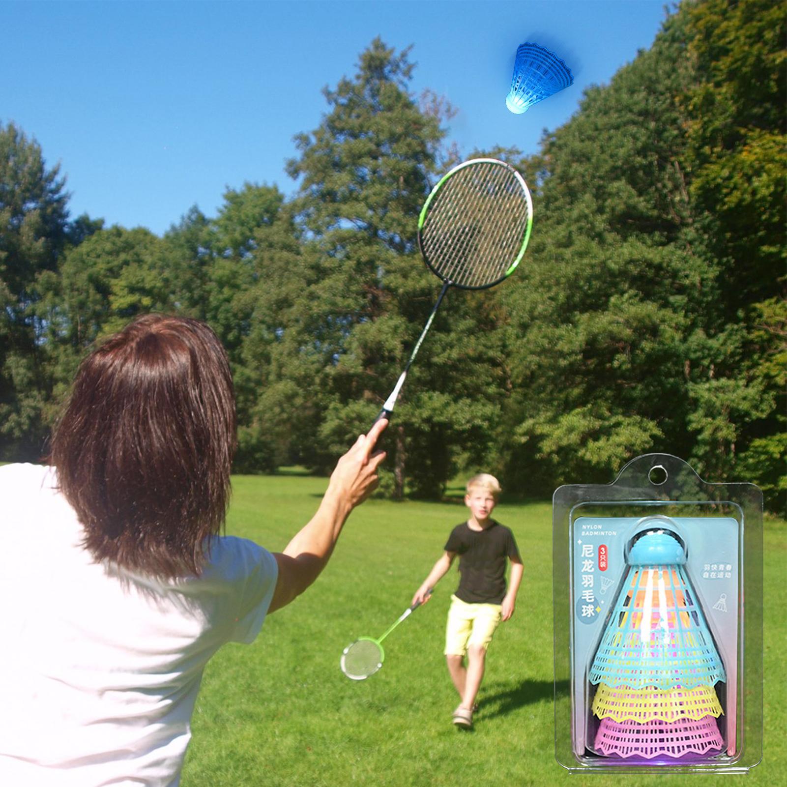 Glow In The Dark Badminton 3Pi - Badminton Nylon Shuttlecock incelemesi ve fiyatı